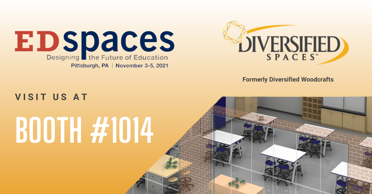 Diversified Spaces Exhibiting at EDSpaces – Booth #1014